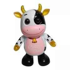 Brinquedo Vaca Musical Som/ Luz Dança Criança Bebê Infantil