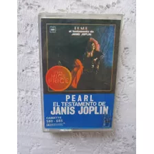 Janis Joplin Pearl El Testamento Cassette De Musica