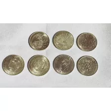 28 Moneda Un Peso 4 Cm Diametro Set 7 Monedas 1872 1886 1910