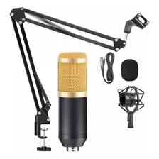 Microfono Condensador Condenser Profesional Estudio C. Negro