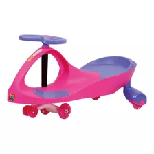 Carrinho Rosa E Roxo Gira Gira Car Com Luz Gx-t405lrr Fenix