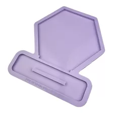 Molde De Silicone Placa Hexagonal El342