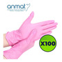 Tercera imagen para búsqueda de guantes de nitrilo rosa
