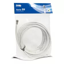 Cabo Coaxial Flexível Para Tv E Antena Rg59 20m Proeletronic