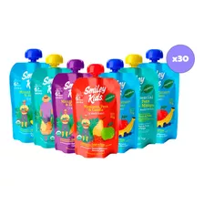 Pack X30 Puré Orgánico Variedades Smiley Kids