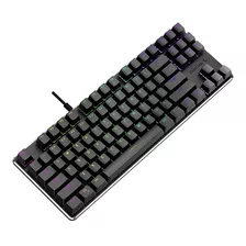 Teclado Mecânico Deepcool Kb500 Tkl Rgb Switch Red Us Preto