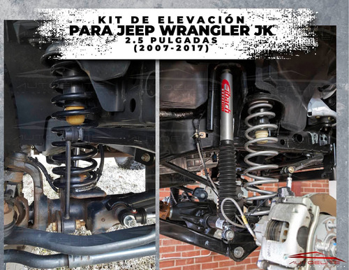 Kit De Elevacin Suspensin 2.5in Jeep Wrangler Jk 2007-2017 Foto 2
