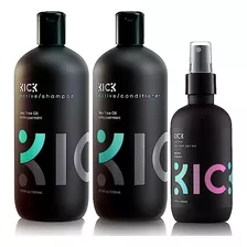 Kick Shampoo +conditioner +sea Salt Spray-style Essentials B