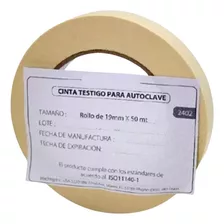 Cinta Testigo De Autoclave Sterilización, Cinta Viraje 19 Mm