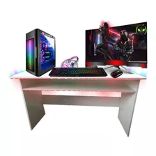 Escritorio Gamer Blanco 120cm. Solo Envio Gratis Stgo 1d