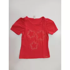 Blusa Bebê Infantil Menina Strass Tam. 1, 2, 3 Glinny 25792