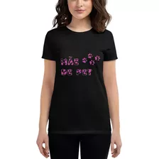 Camiseta Mãe De Pet Baby Look Feminina Pronta Entrega