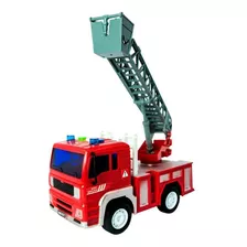 Caminhão Bombeiros Resgate - 1:20 - Yes Toys Cor Vermelho Personagem Bombeiro