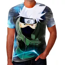 Camiseta Camisa Kakashi Sensei Sharingan Naruto Shippuden 06