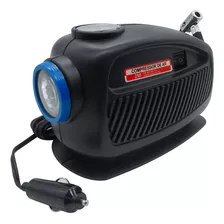 Compressor De Ar Portátil Elétrico Mini Preto Pneu 90w