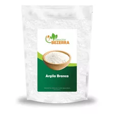 Argila Branca Natural 1kg - Clareadora Armazém Bezerra