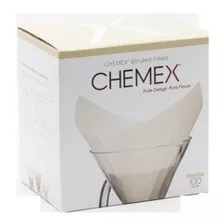 Filtro Quadrado Pré Dobrado P/ Cafeteira Chemex 100 Unidades