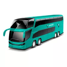 Onibus Miniatura Viação Petrolium Coleção Roma Brinquedo Cor Verde