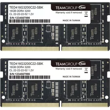 Teamgroup Elite 32gb (2 X 16gb) 2666mhz Sodimm Ddr4 Laptop