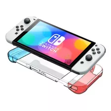 Case Slim Silicone Para Nintendo Switch Oled - Anti-impacto