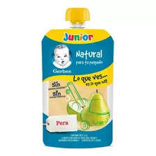 Papilla Gerber Junior Cuarta Etapa De Pera 12 Meses 110 G