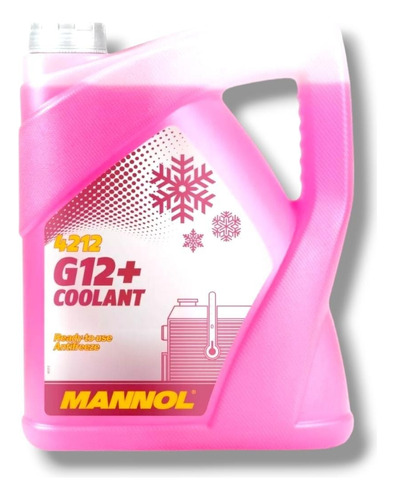 Refrigerante  Anticongelante Mannol G12+ 5 Litros Aleman Foto 2