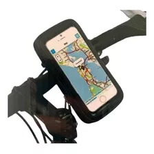 Porta Celular Gps Impermeable Moto Bicicleta Gira 360° Cuota