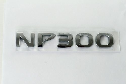 Emblema Np300 Nissan Insignia Logotipo Letras Nmeros  Cromo Foto 3