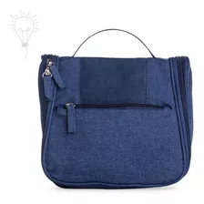 Necessaire Masculina Viagem Academia Organiza Mala Higiene Cor Azul-marinho