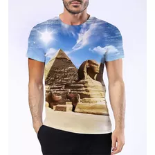 Camisa Camiseta Esfinge Mitologia Enigma Leão Falcão Obra 7