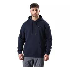 Polerón Hombre Marmot Chest Logo Hoody Azul