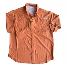 Camisa Columbia Tamiami +30 Pfs Cco21 Island Orange M