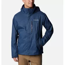 Casaca Impermeable - Columbia Pouration Rain Jacket / Azul