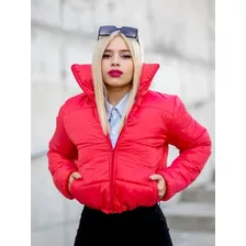 Campera Puffer Roja