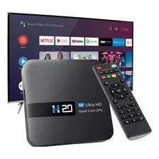 Conversor Smart Tv Box H20 Pro 4k 16gb Transforma Smart Tv