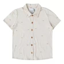 Camisa Infantil Menino Malwee Micro Estampas Em Algodão