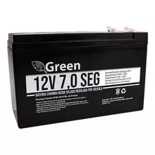 Bateria Selada Green 12v 7ah Seg Uso Alarme E Amplificadores
