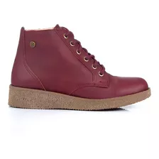 Bota Botita Borcego Cuero Mujer Clasica Citadina