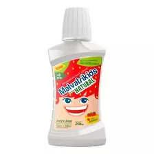 Enxaguante Bucal Natural Morango Malvatrikids 250ml