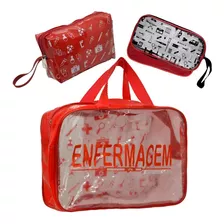 Kit Bolsas Enfermagem Cases Esteto Aparelho Pressao Estagio