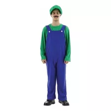 Disfraz De Mario Bros Con Bigotes Adulto Disfraz De Luigi De Mario Bros Con Bigote Adulto Disfraz De Super Mario Bros Para Adulto Mod04 Super Mario