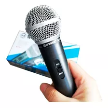 Microfone Fio Dinâmico Profissional Metal Cabo 5mts Pesado