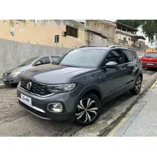 T-cross 1.4 Tsi Highline Cinza + Teto Panorâmico Ano 2021