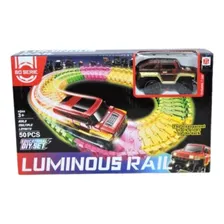 Pista Serie Luminous Rail 50 Piezas