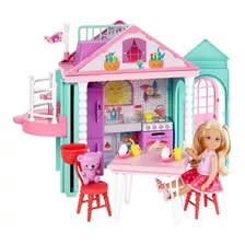 Muñeca Barbie Chelsea Con Casa Y Ascensor +10 Accesorios
