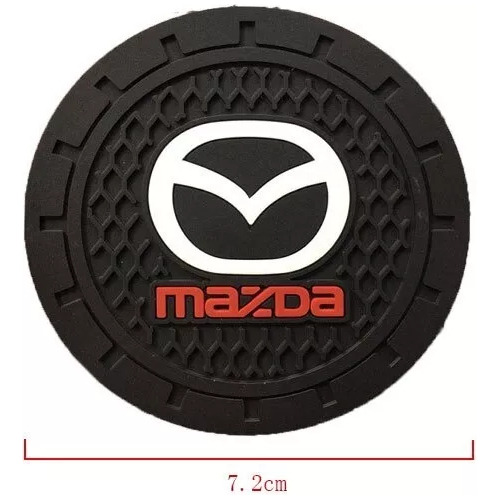 Par Porta Vasos Premium Logo Mazda 2 Hb 2024 Foto 3