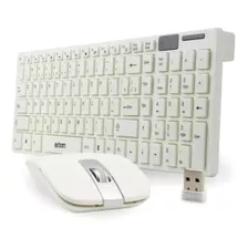 Kit Teclado Mouse Wireless Sem Fio Ergonômico - Importado