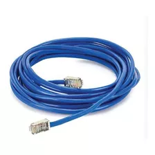 20 Metros Cabo De Rede Rj45 Pronto Com Capa Protetora Azul