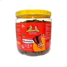 Bifinho Para Cachorro Amiguitos Petisco De Frango Pote 1kg