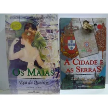 2 Livros Eça De Queiroz Os Maias E As Cidades E As Serras